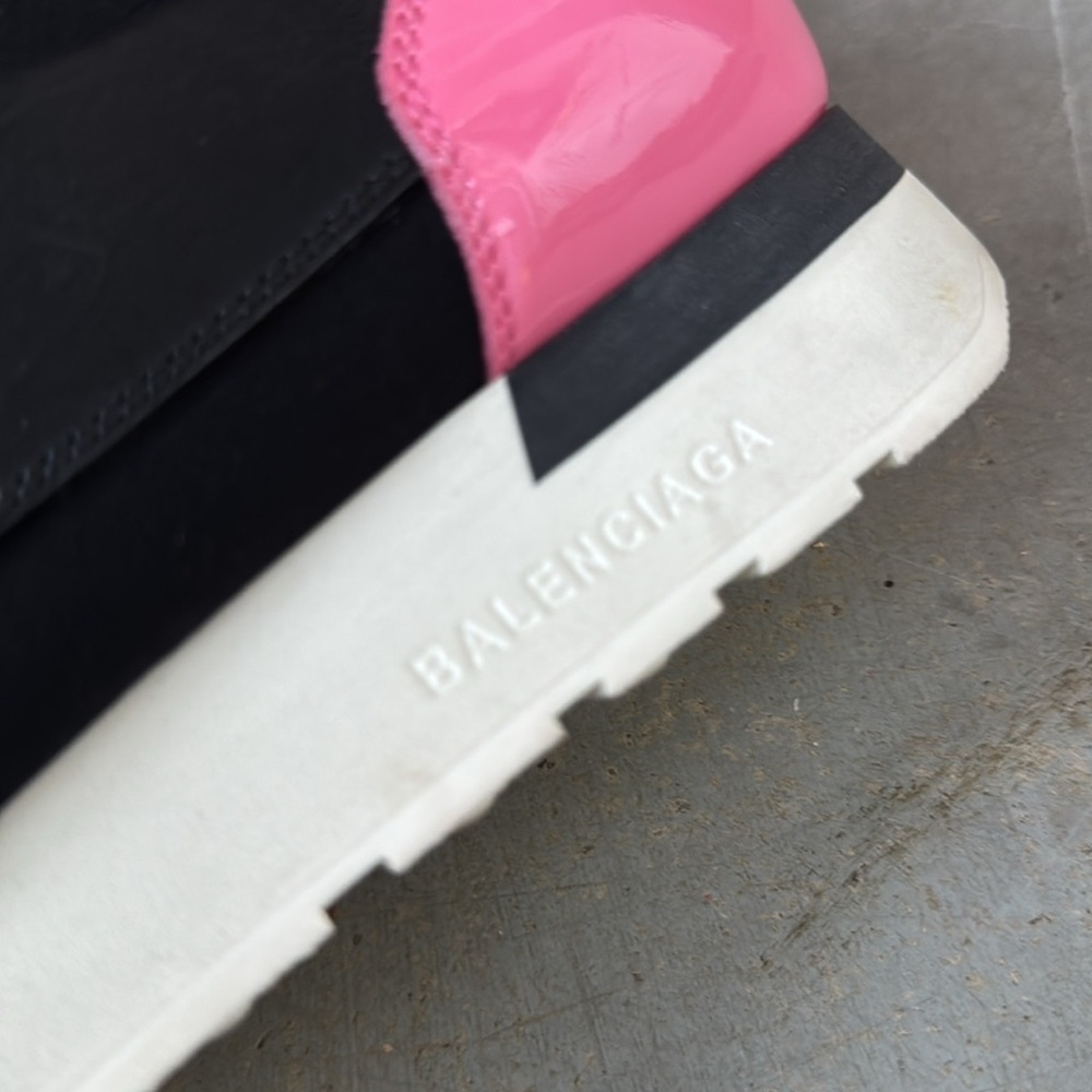 Balenciaga Neoprene/ Leather Tess S Gomma Sneakers - Picture 7 of 9
